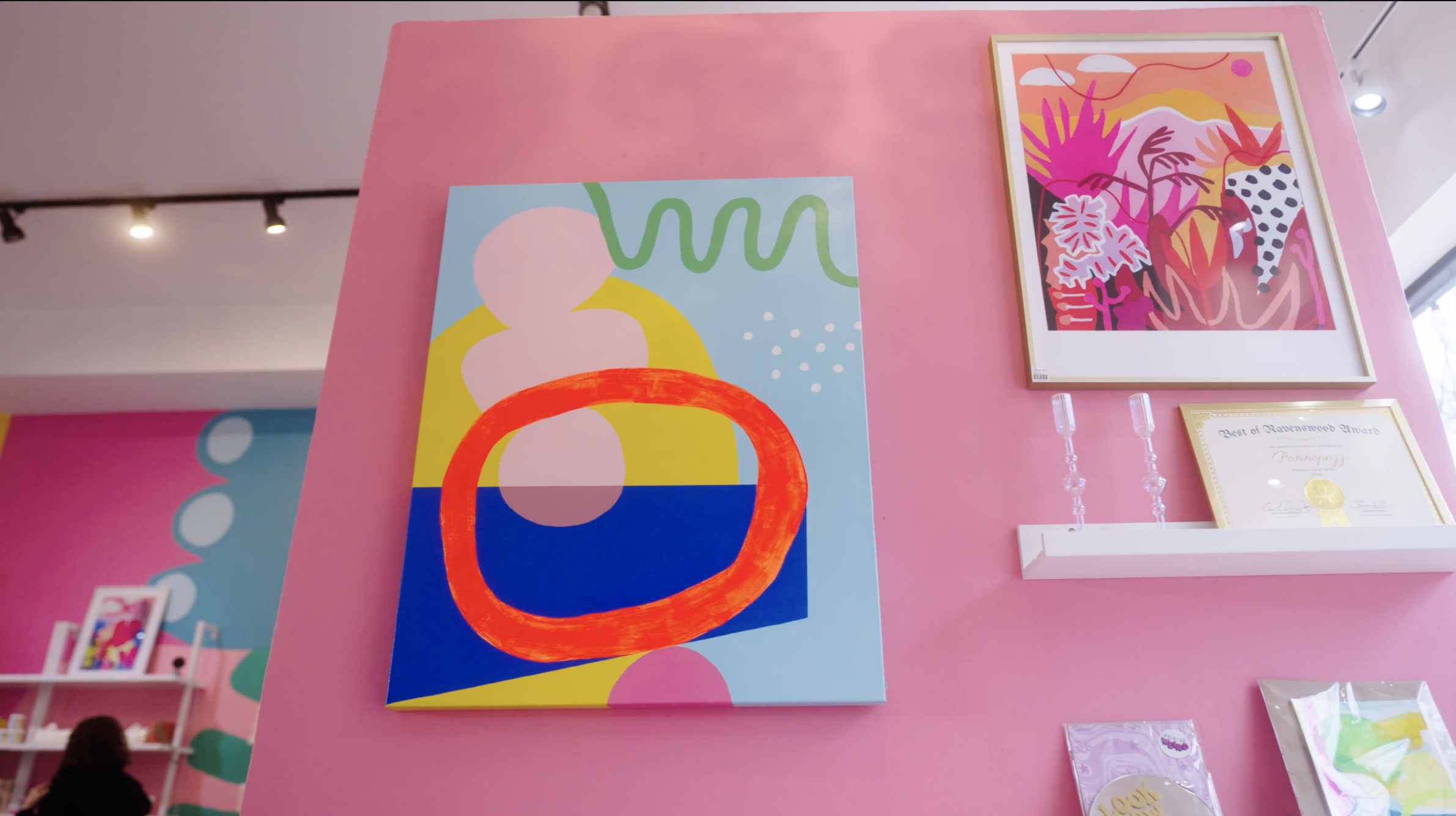 Paintings in store