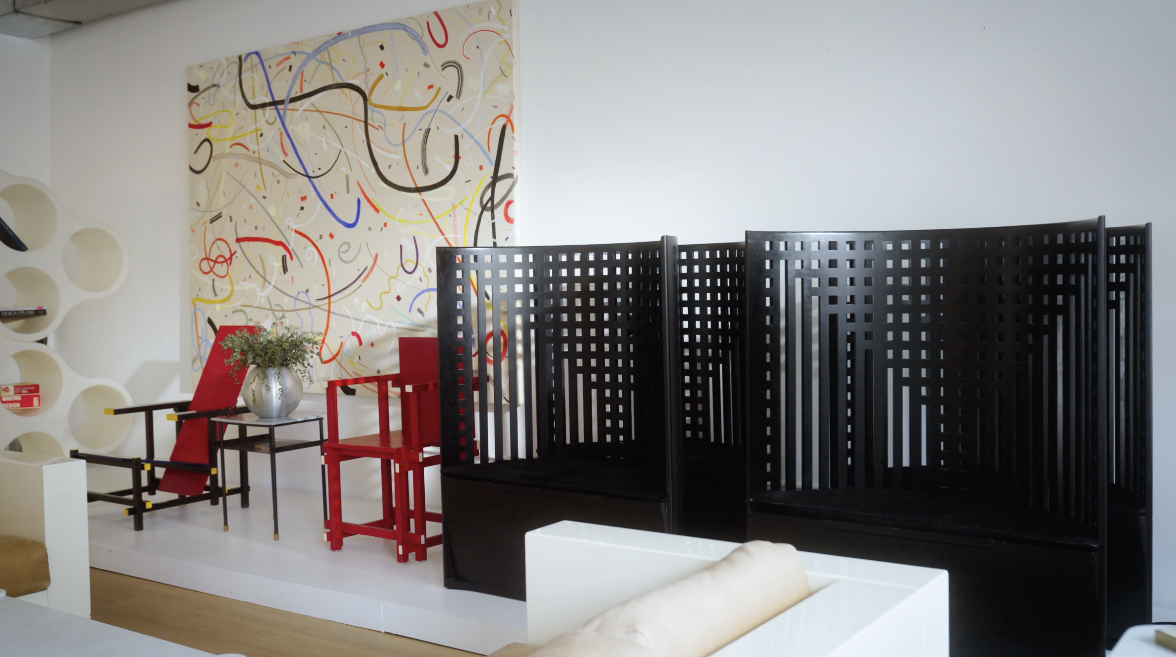 Furniture displayed in store