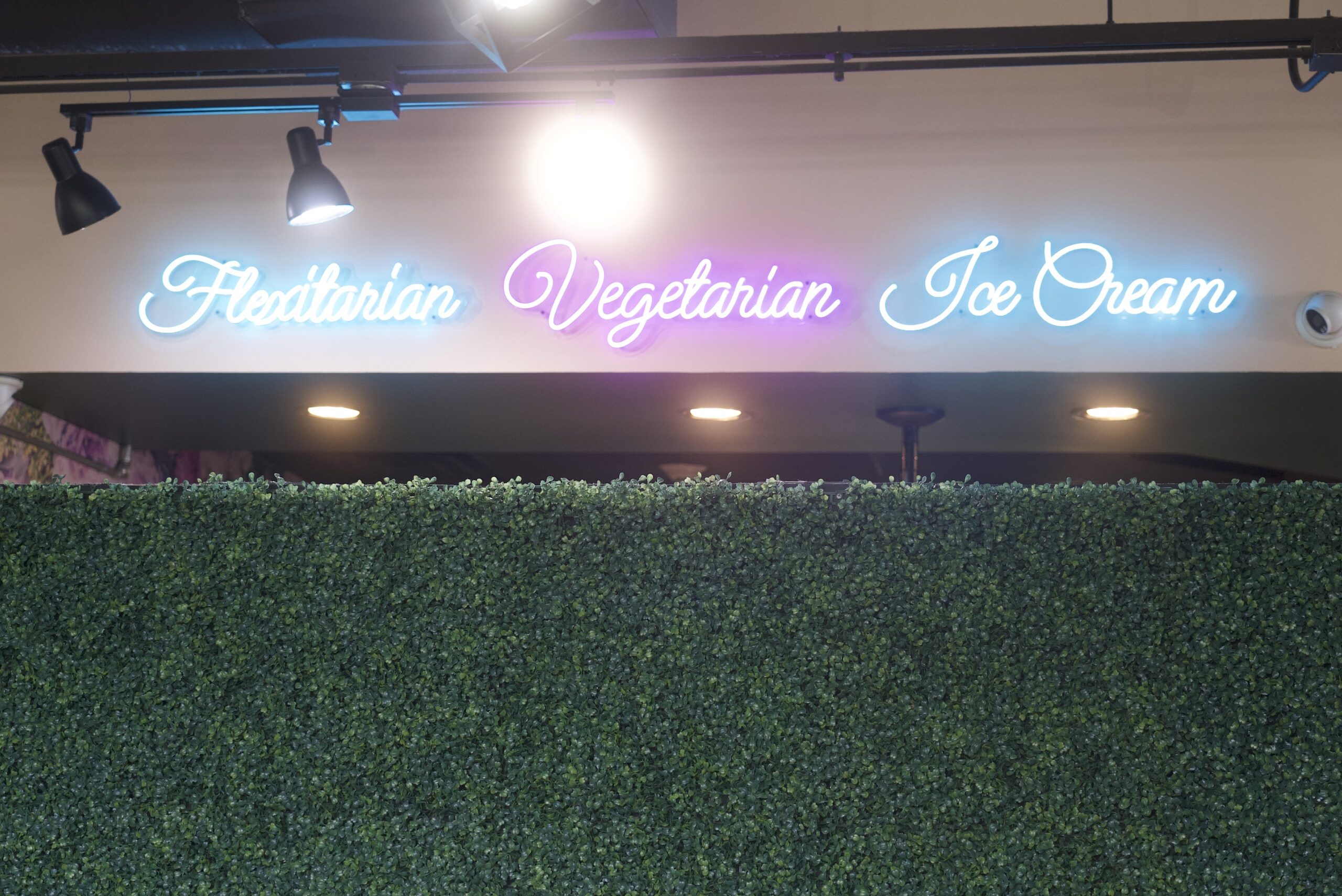Neon signs in store