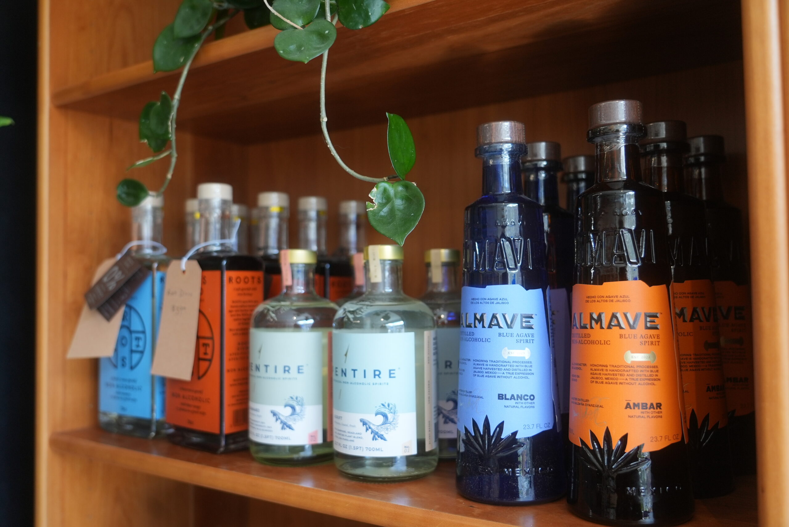 Beverages on the shelf