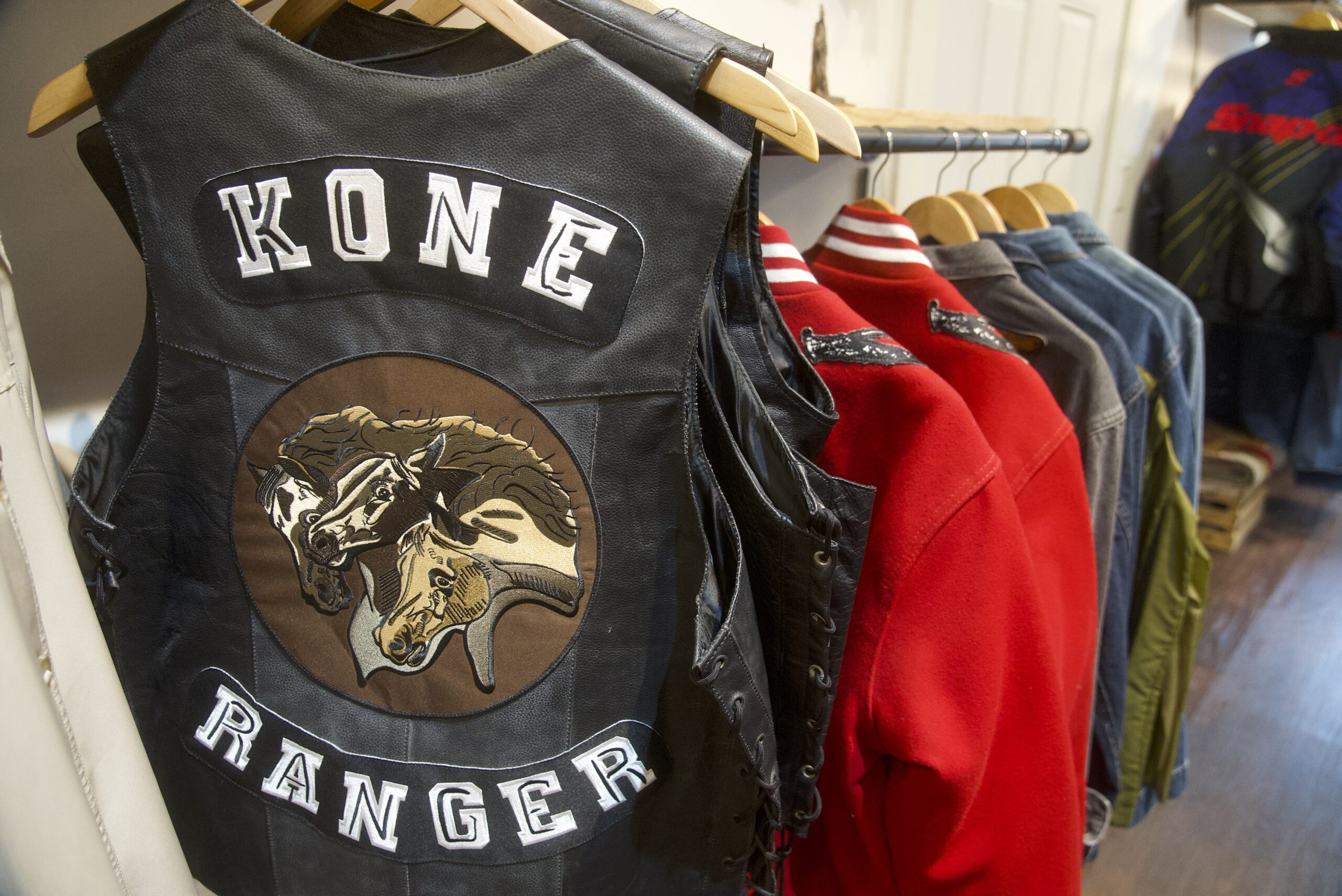 Garments in store