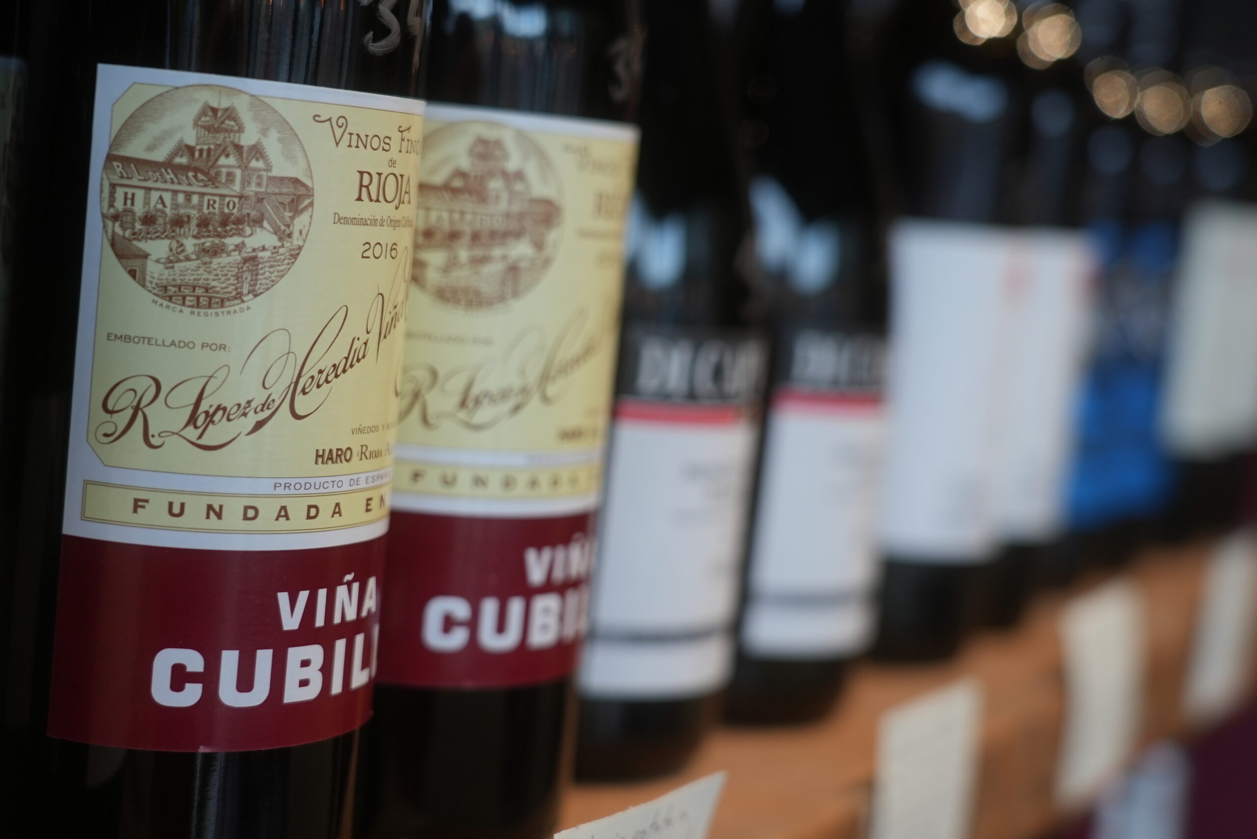 Wine on shelf